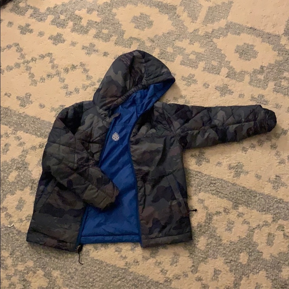 Stio boys reversible lightweight jacket size 6 UEC